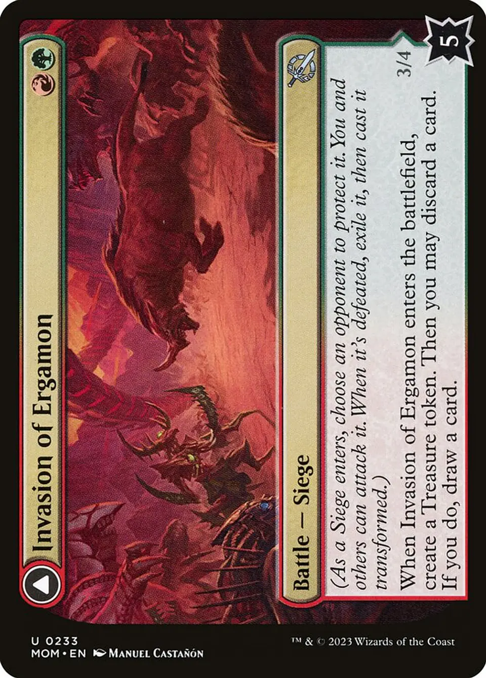 Invasion of Ergamon // Truga Cliffcharger 1
