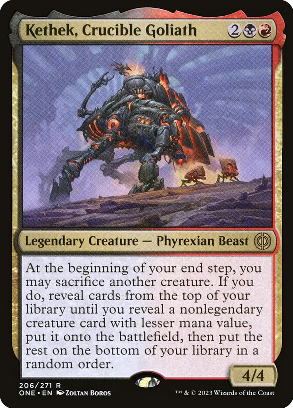 Kethek, Crucible Goliath 1