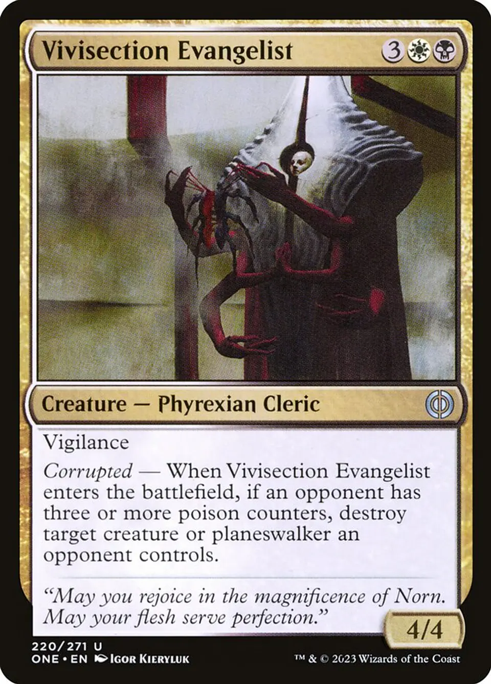 Vivisection Evangelist 1