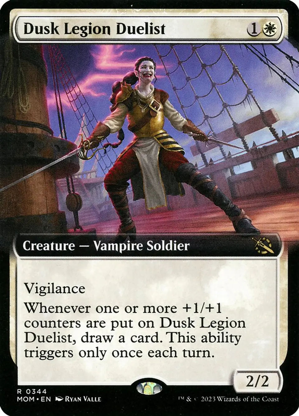 Dusk Legion Duelist (Extended Art) 1