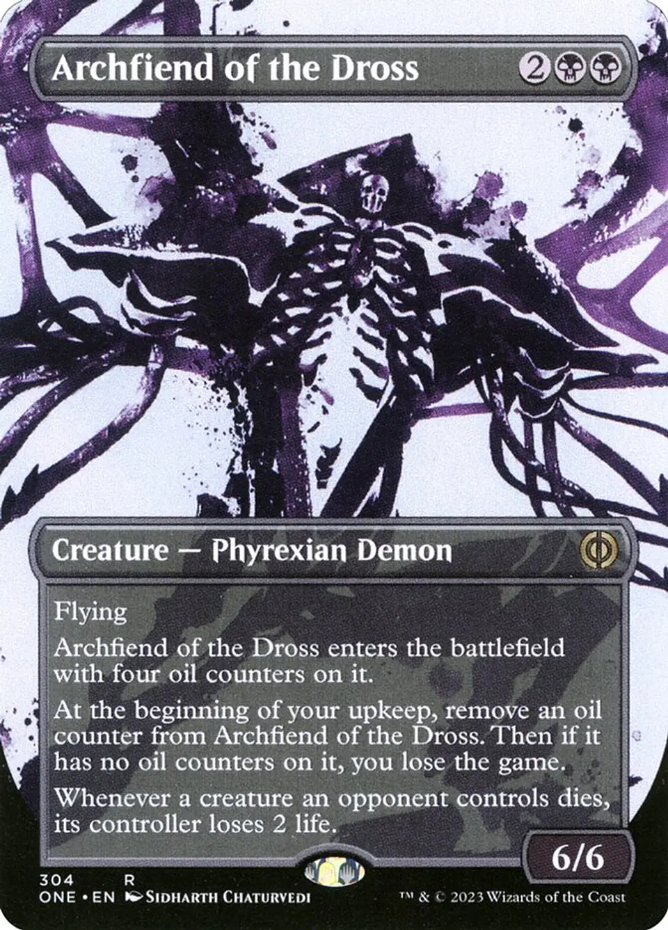 Archfiend of the Dross (Borderless) 1