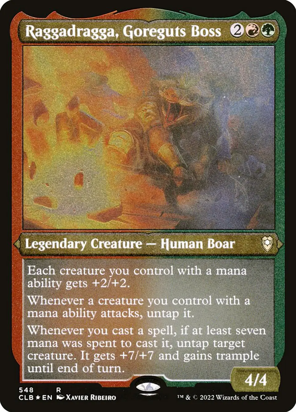 Raggadragga, Goreguts Boss 1