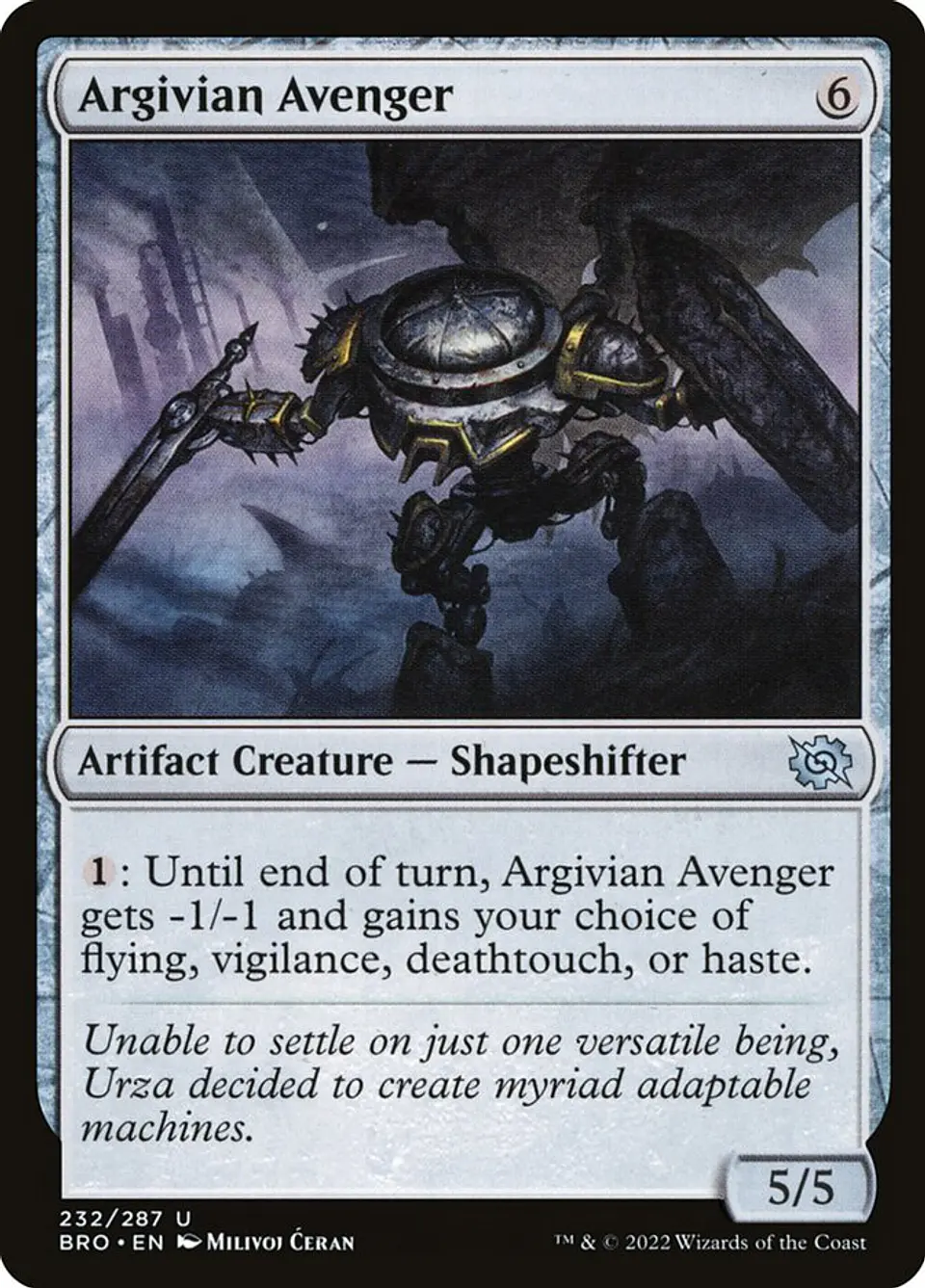 Argivian Avenger 1