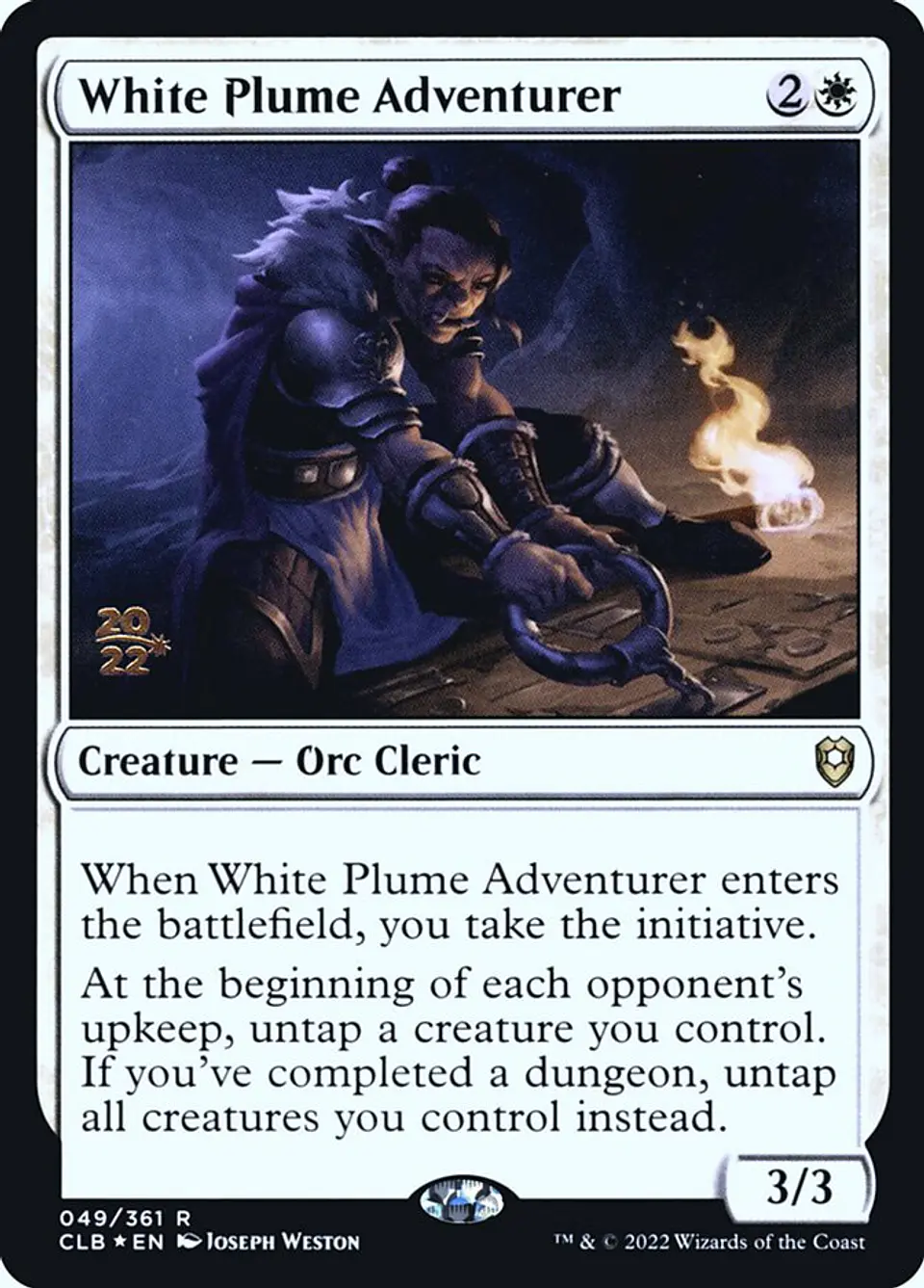 White Plume Adventurer (Pre-release) 1