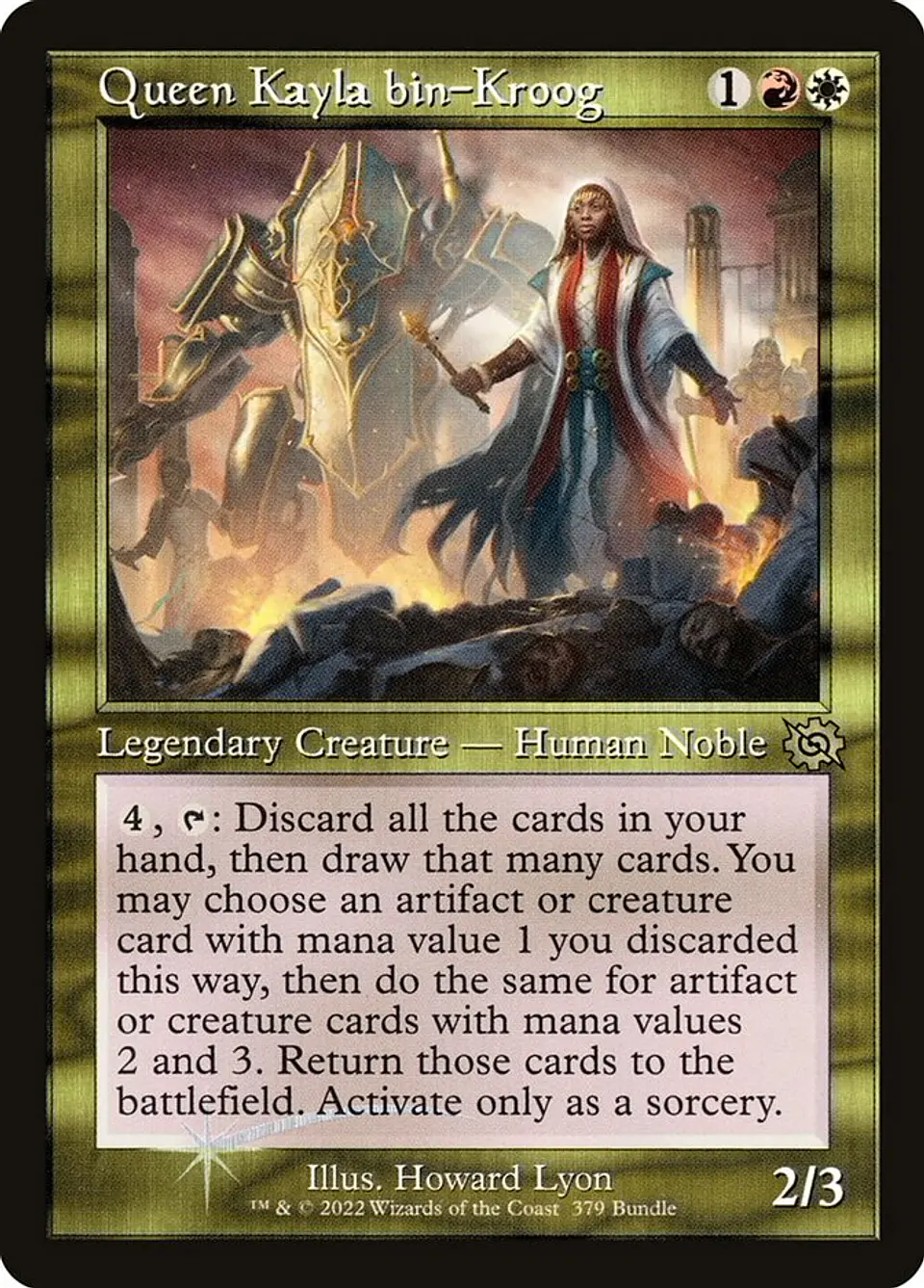 Queen Kayla bin-Kroog (Retro Frame) 1