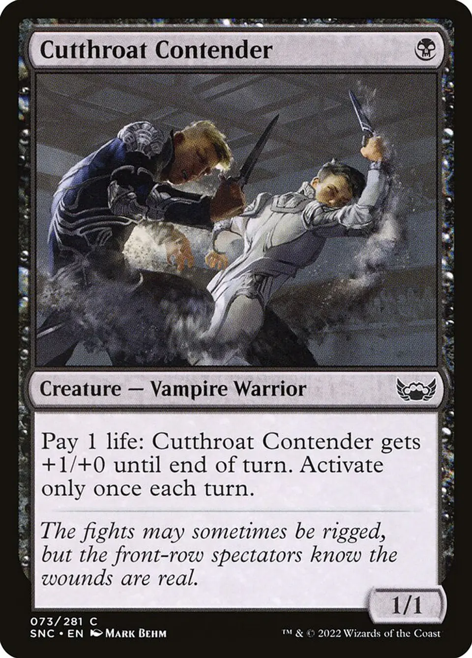 Cutthroat Contender 1