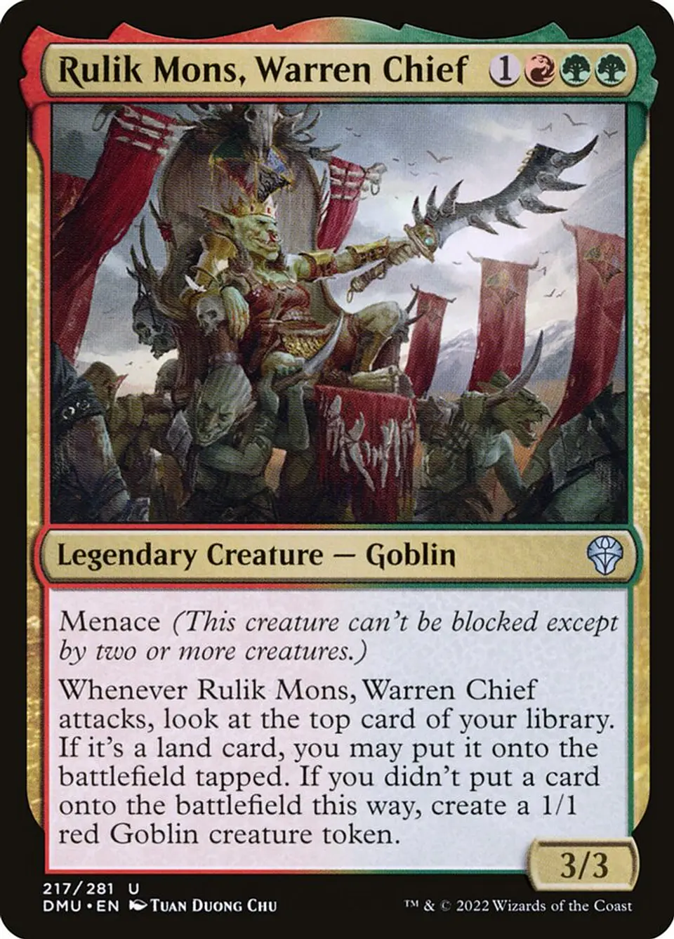 Rulik Mons, Warren Chief 1