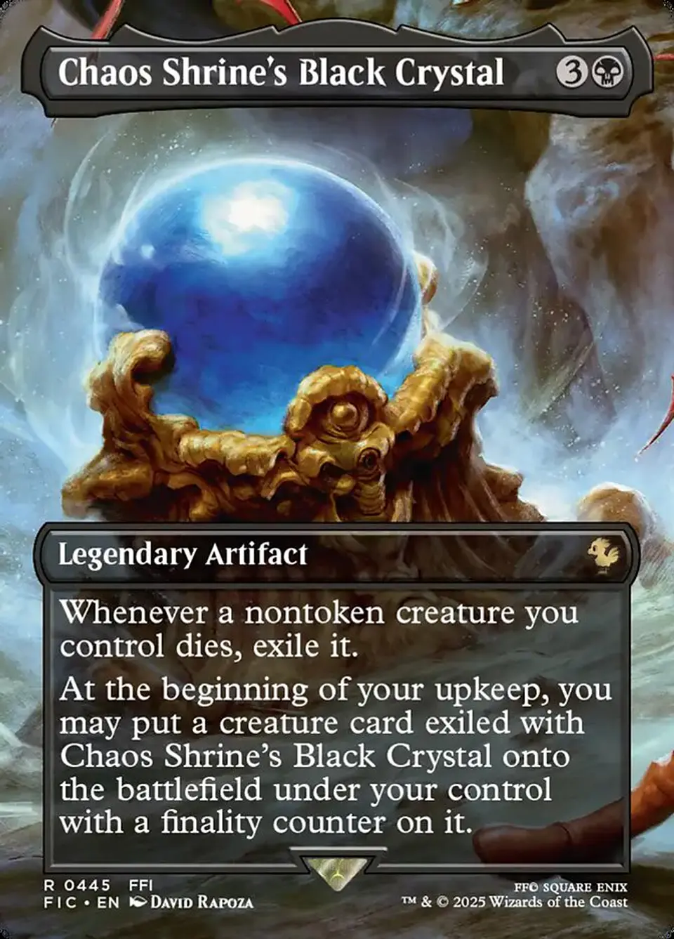 Chaos Shrine's Black Crystal (Borderless) 1