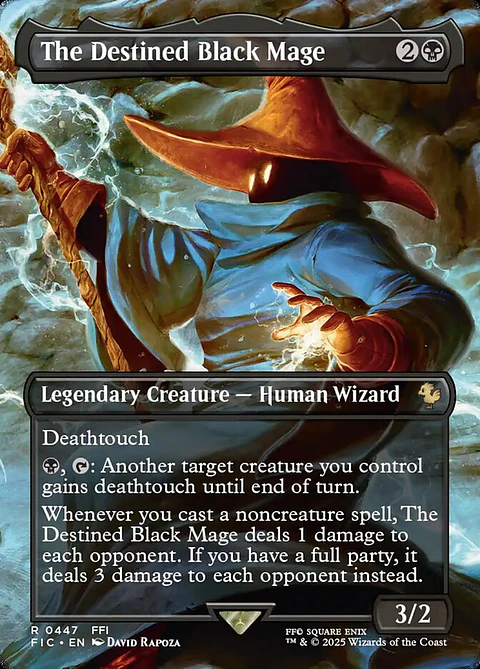The Destined Black Mage (Borderless)