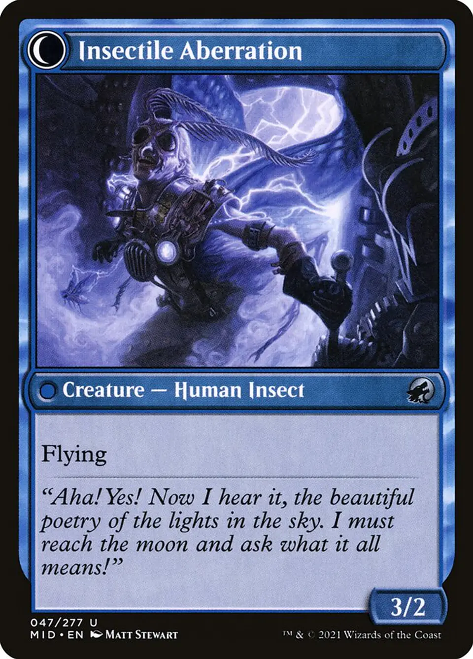 Delver of Secrets // Insectile Aberration 2