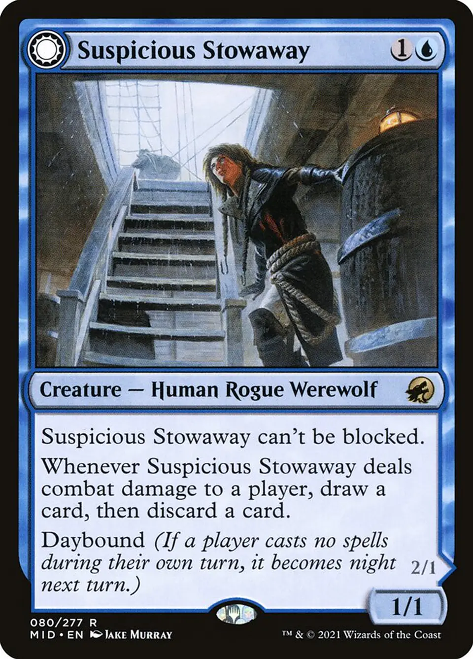 Suspicious Stowaway // Seafaring Werewolf 1