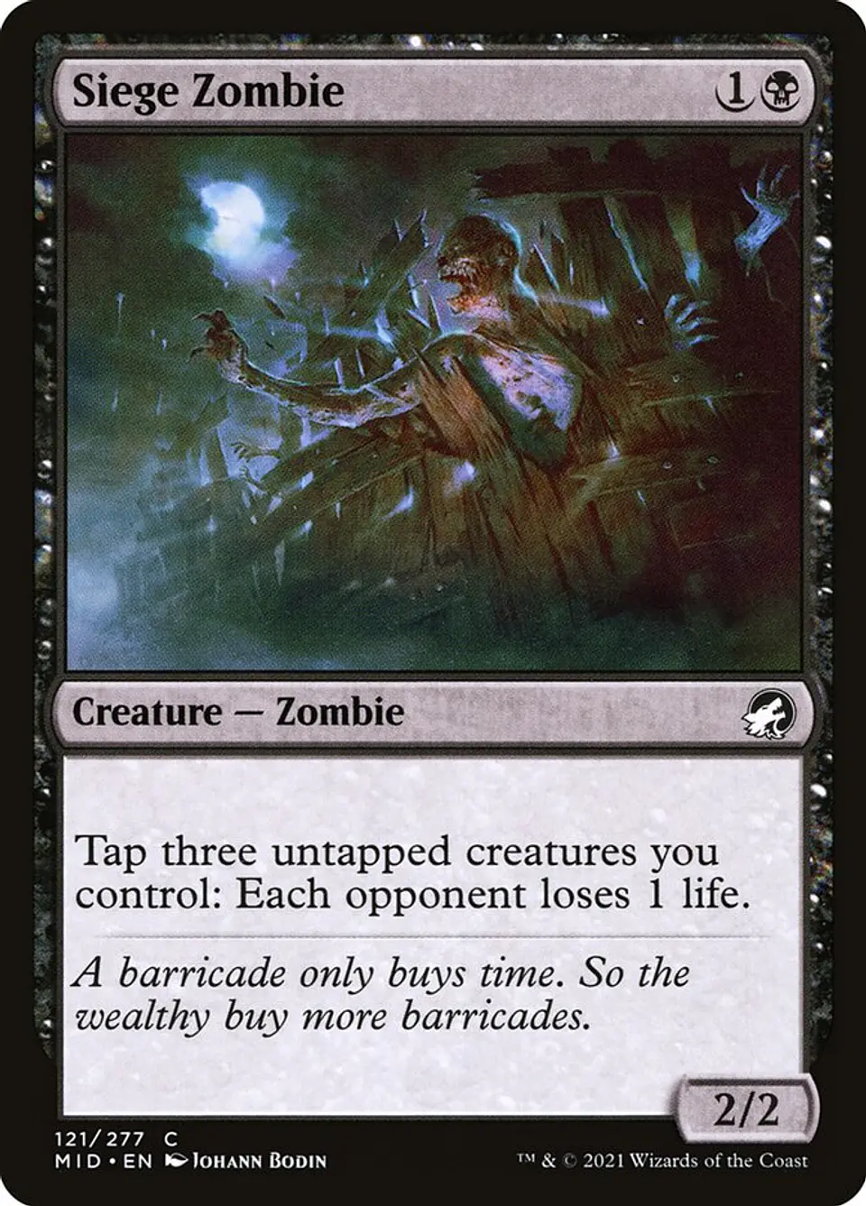 Siege Zombie 1