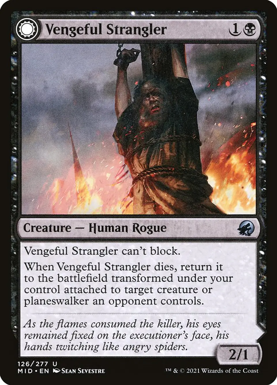 Vengeful Strangler // Strangling Grasp 1