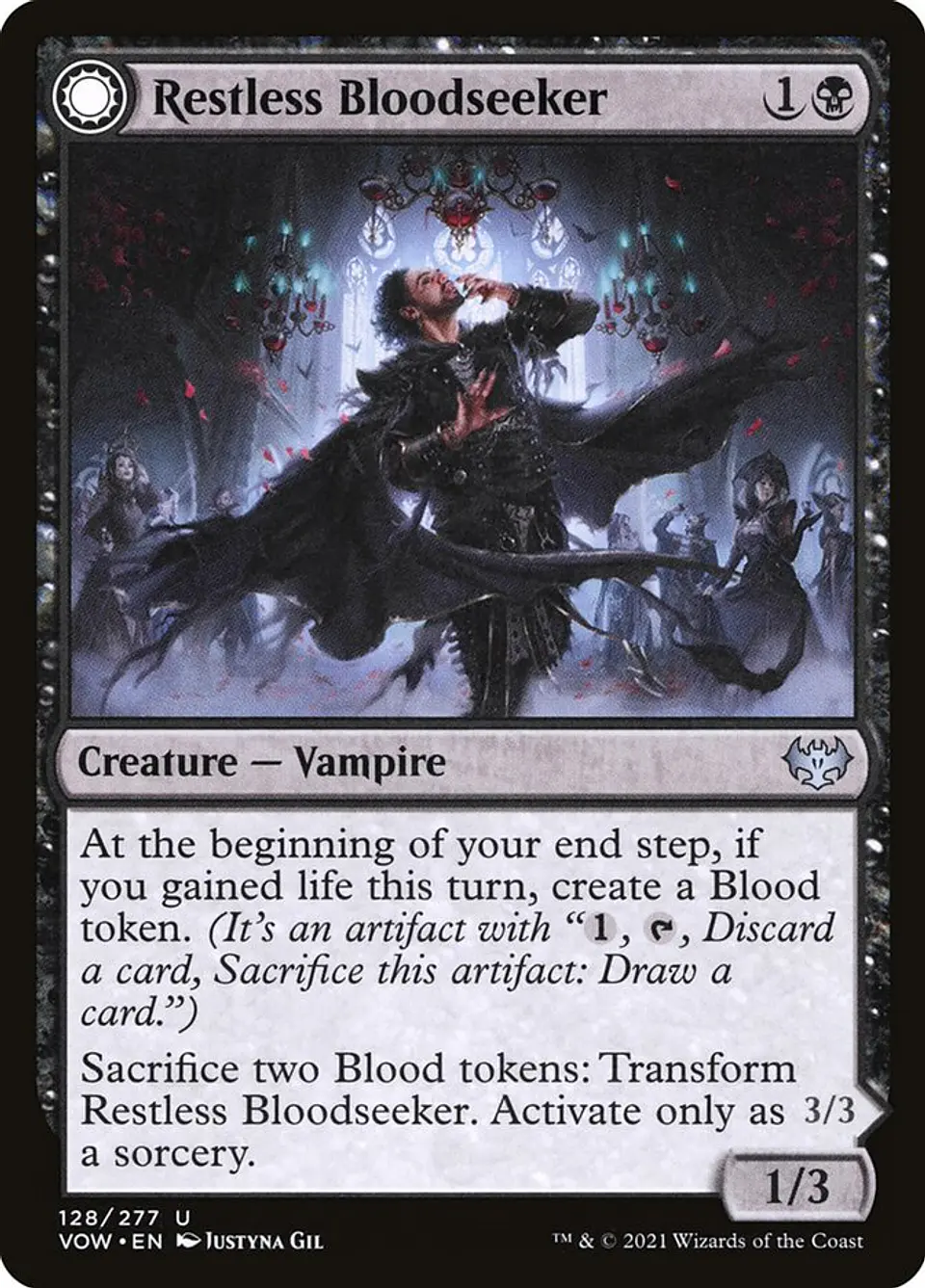 Restless Bloodseeker // Bloodsoaked Reveler 1