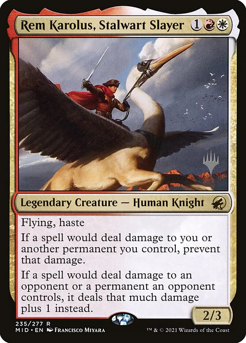 Rem Karolus, Stalwart Slayer (Promo Pack)