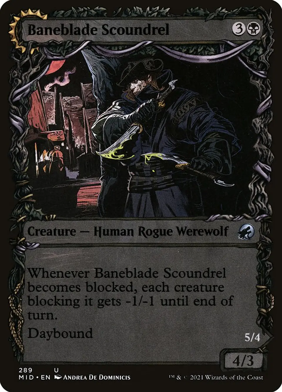 Baneblade Scoundrel // Baneclaw Marauder (Showcase) 1