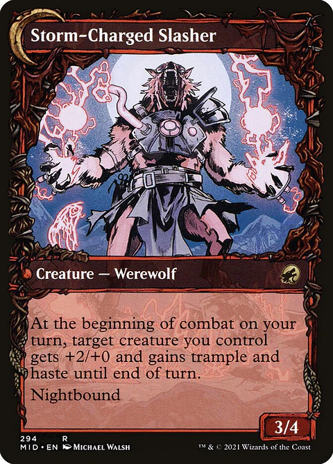 Reckless Stormseeker // Storm-Charged Slasher (Showcase)