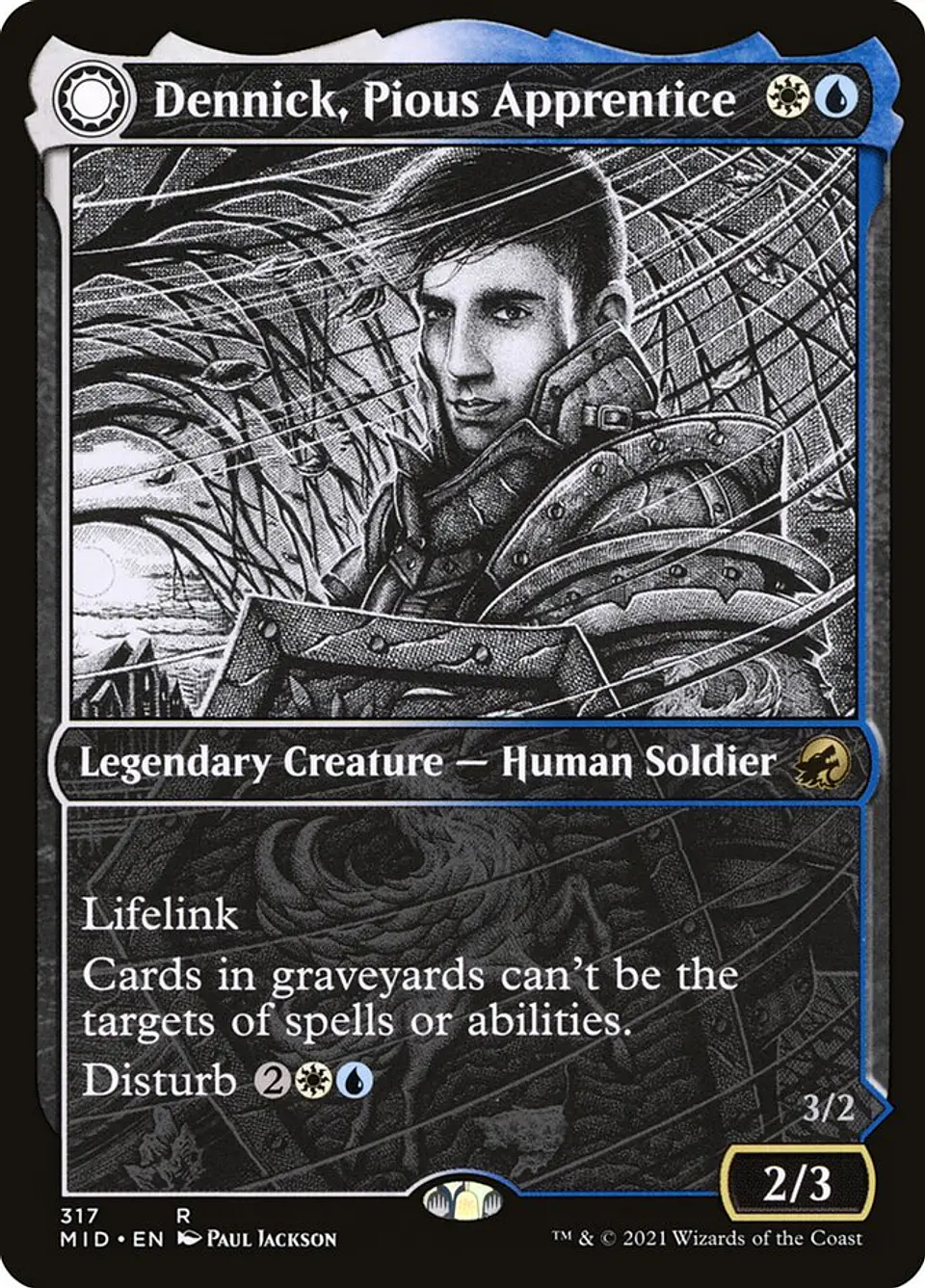 Dennick, Pious Apprentice // Dennick, Pious Apparition (Showcase) 1