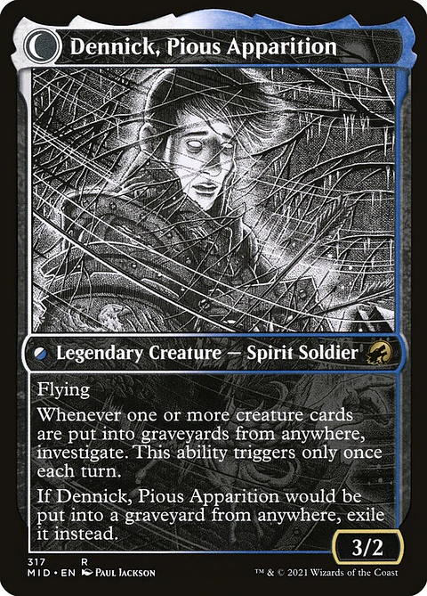 Dennick, Pious Apprentice // Dennick, Pious Apparition (Showcase)