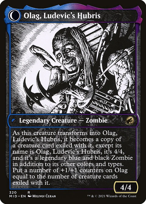 Ludevic, Necrogenius // Olag, Ludevic's Hubris (Showcase)