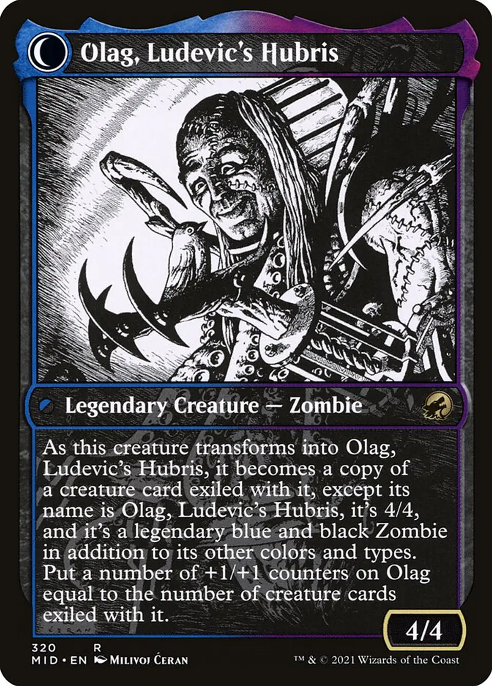 Ludevic, Necrogenius // Olag, Ludevic's Hubris (Showcase) 2