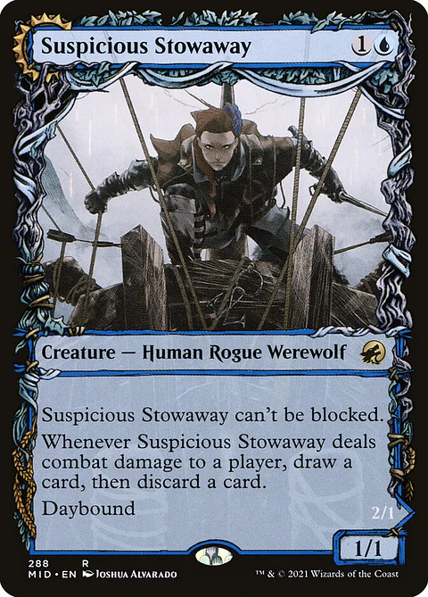 Suspicious Stowaway // Seafaring Werewolf (Showcase)