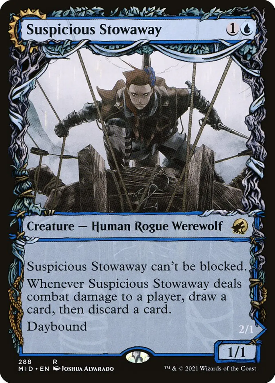 Suspicious Stowaway // Seafaring Werewolf (Showcase) 1