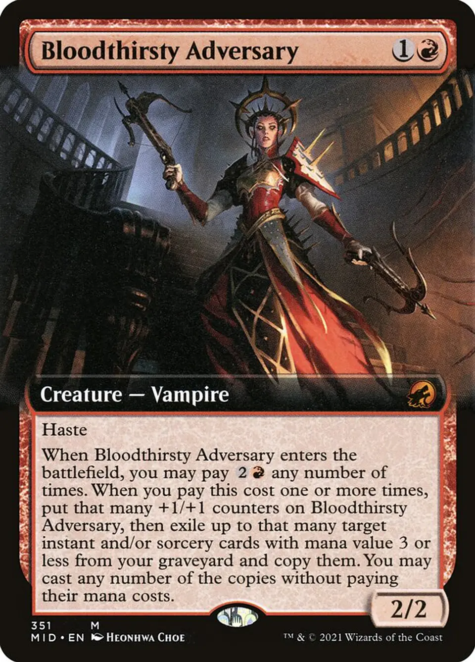 Bloodthirsty Adversary (Extended Art) 1