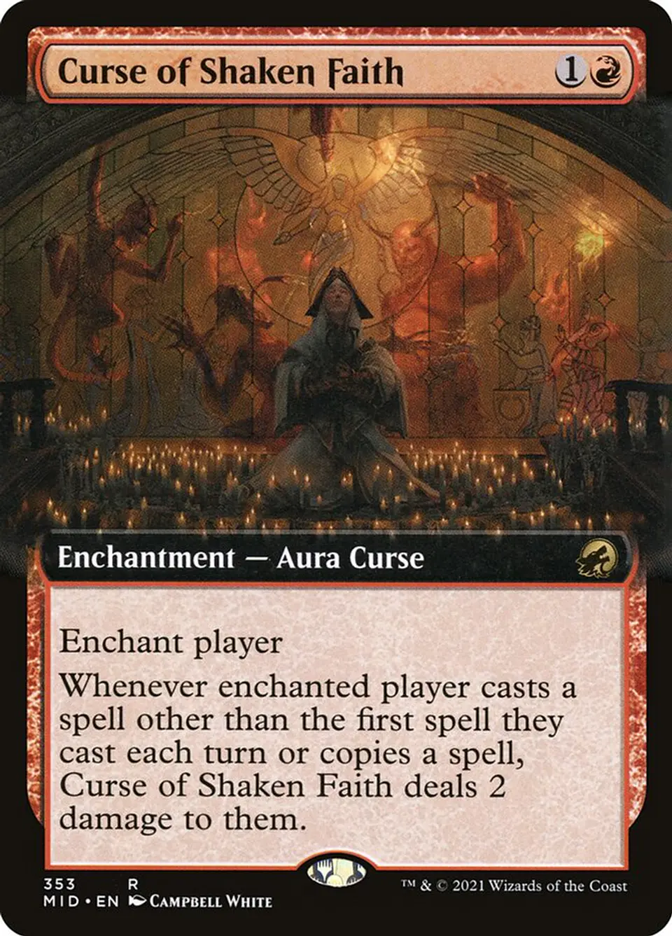 Curse of Shaken Faith (Extended Art) 1