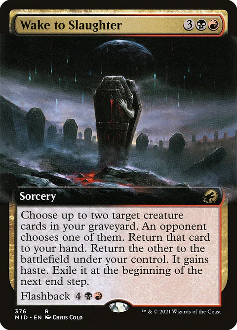 Wake to Slaughter (Extended Art)
