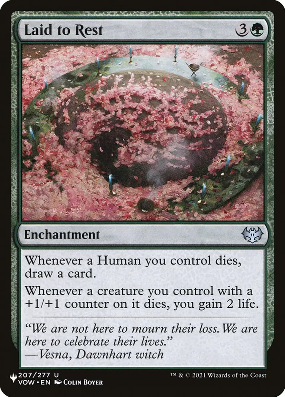 Laid to Rest (The List) 1