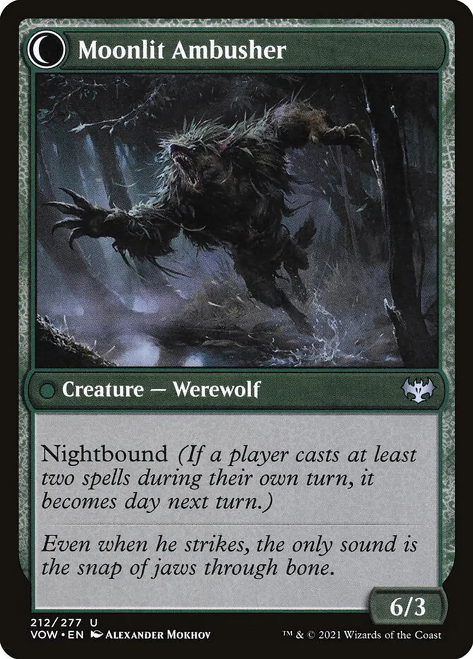Oakshade Stalker // Moonlit Ambusher 2