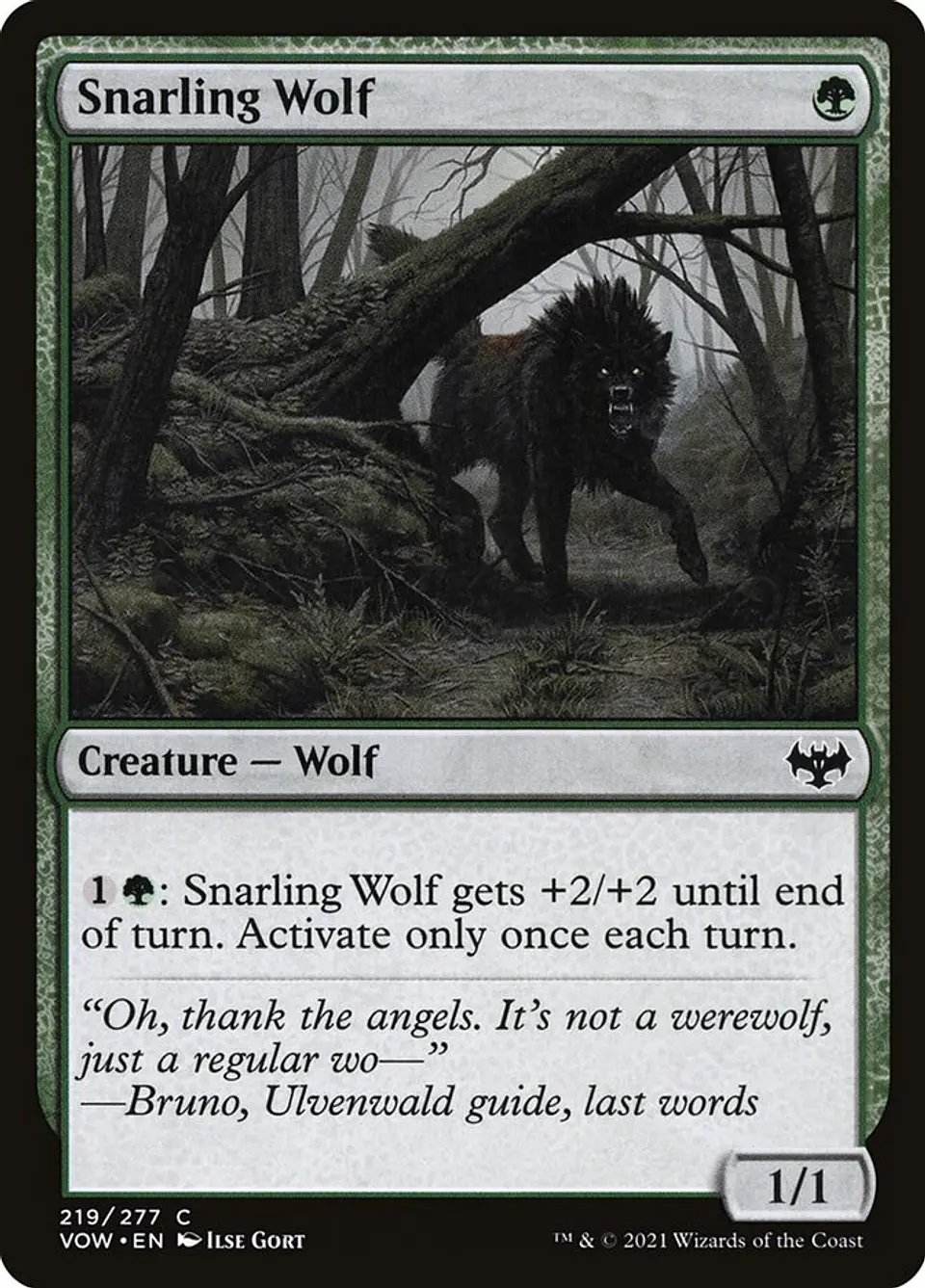 Snarling Wolf 1
