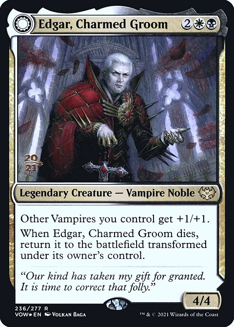 Edgar, Charmed Groom // Edgar Markov's Coffin (Pre-release)