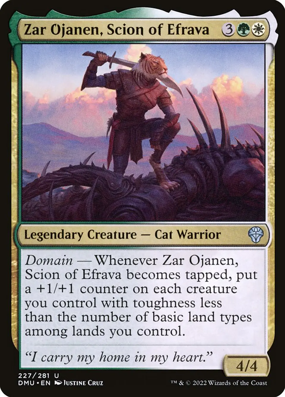 Zar Ojanen, Scion of Efrava 1