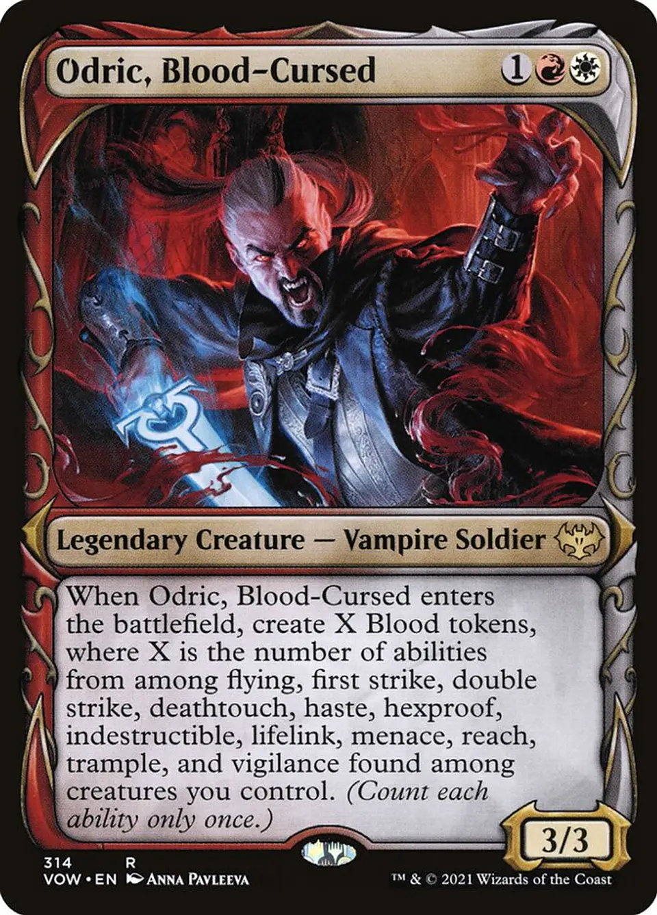 Odric, Blood-Cursed (Showcase) 1
