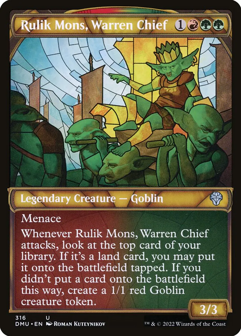 Rulik Mons, Warren Chief (Showcase) 1