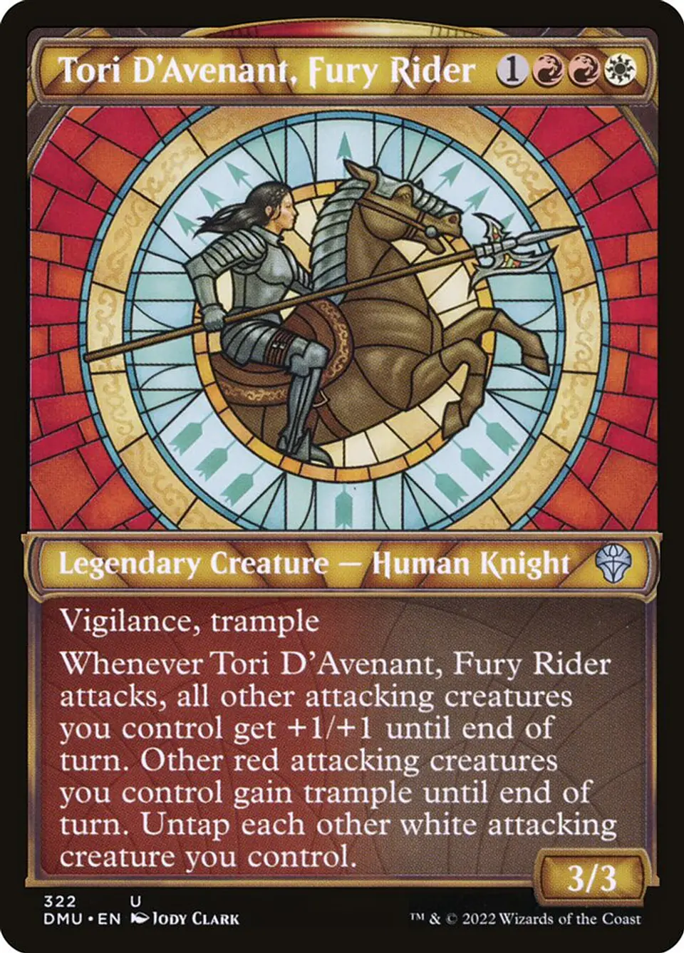 Tori D'Avenant, Fury Rider (Showcase) 1