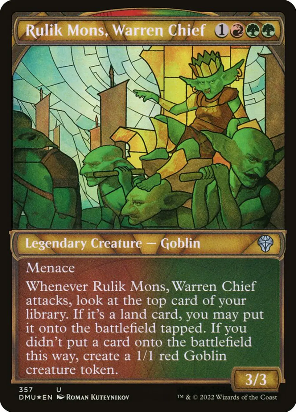 Rulik Mons, Warren Chief (Showcase) 1