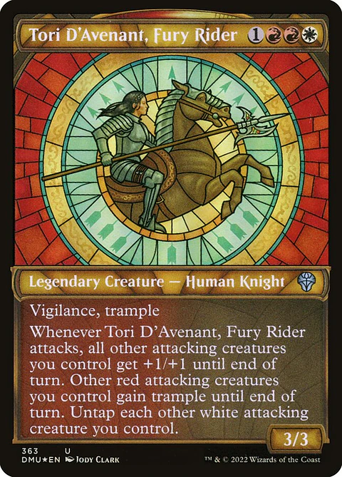 Tori D'Avenant, Fury Rider (Showcase)