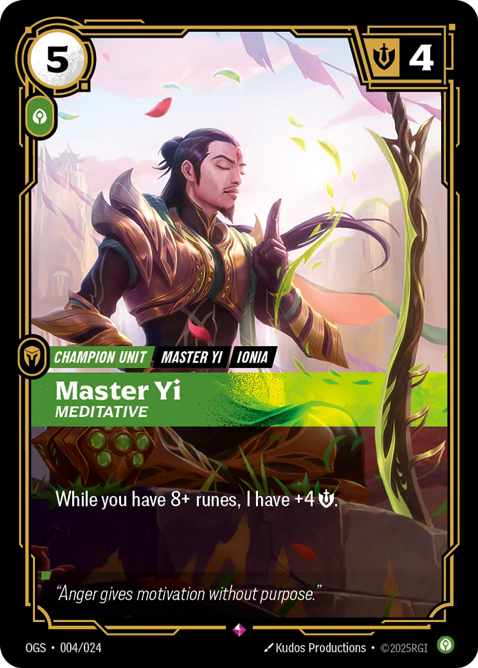 Master Yi - Meditative 1