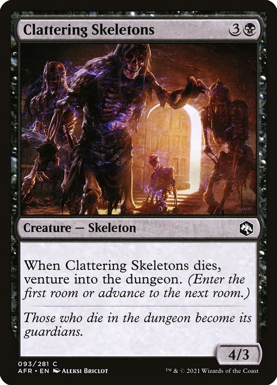 Clattering Skeletons 1