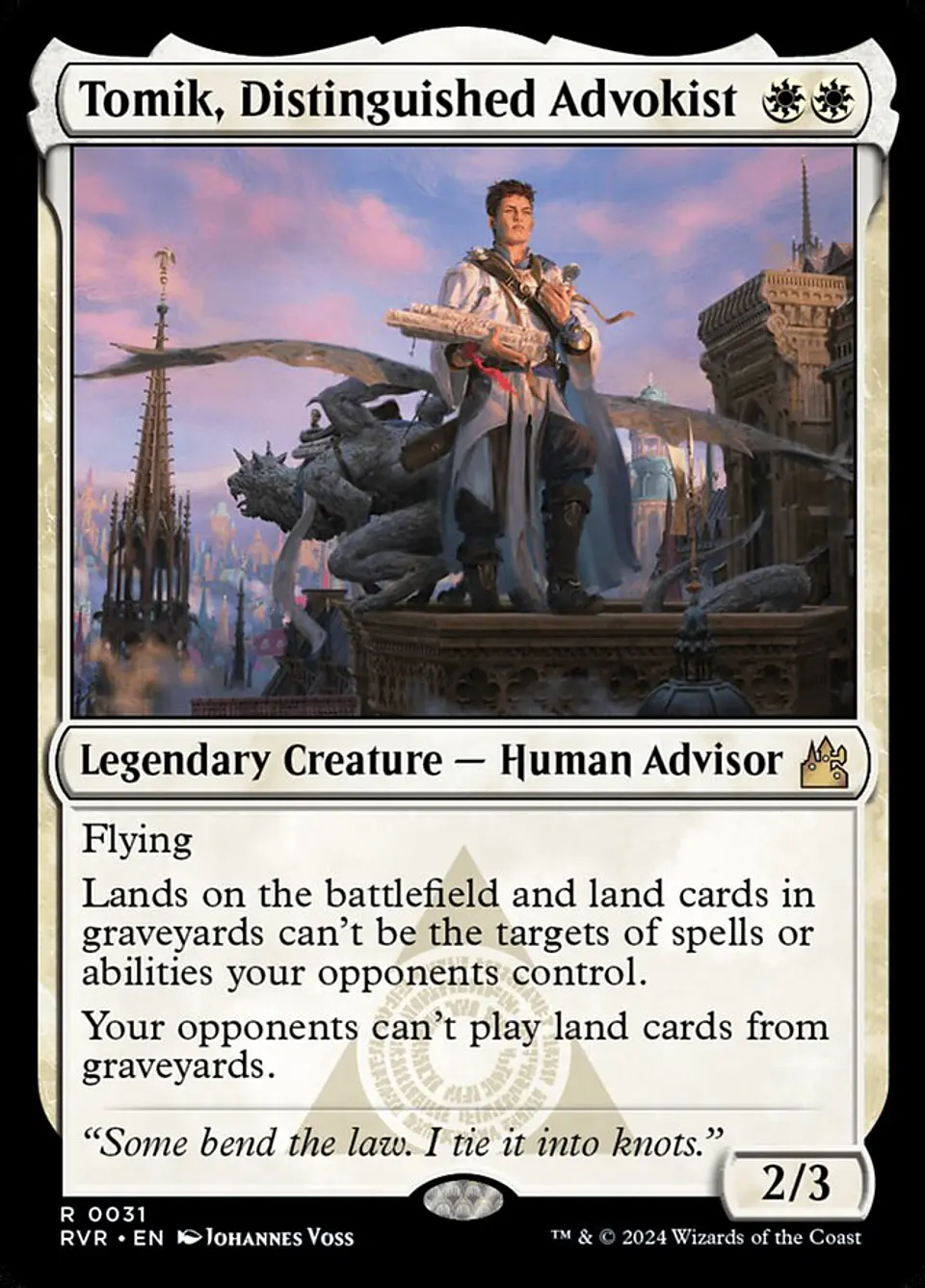 Tomik, Distinguished Advokist 1