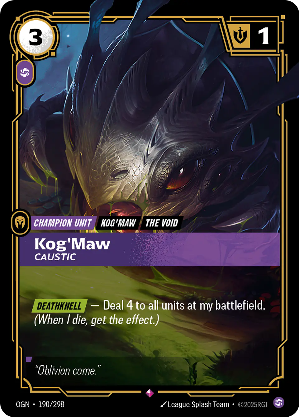 Kog'Maw - Caustic 1