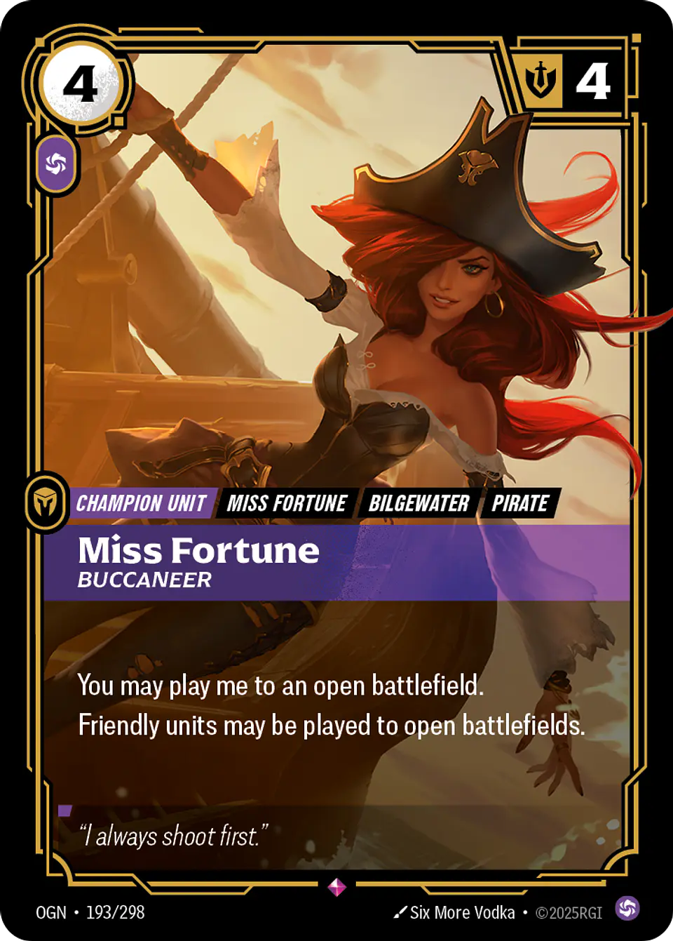 Miss Fortune - Buccaneer 1
