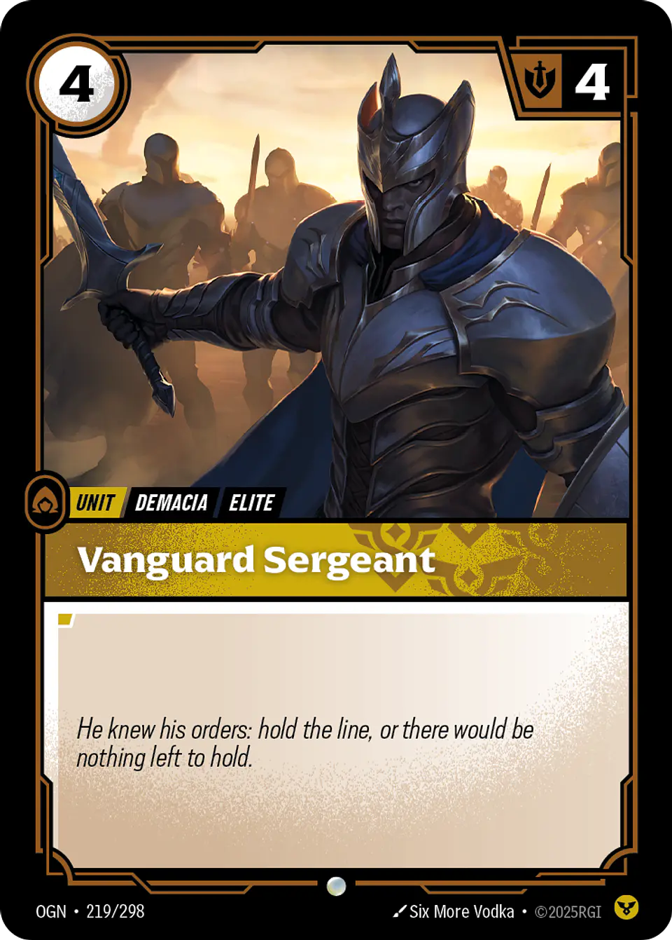 Vanguard Sergeant 1
