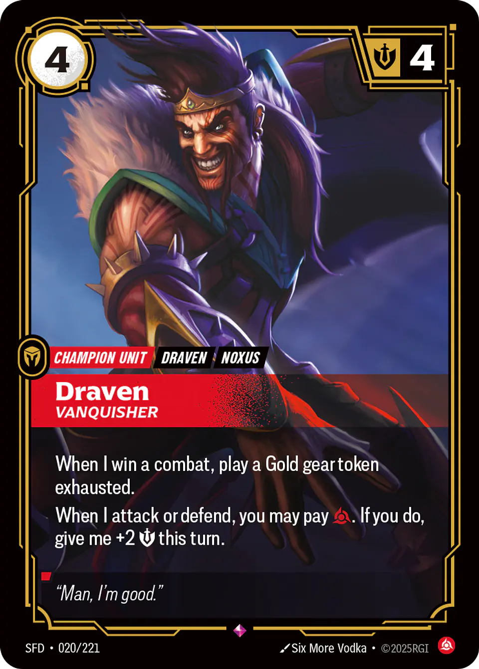 Draven - Vanquisher 1
