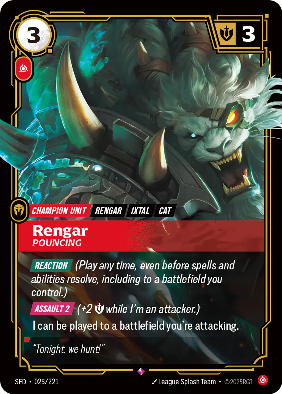 Rengar - Pouncing 1