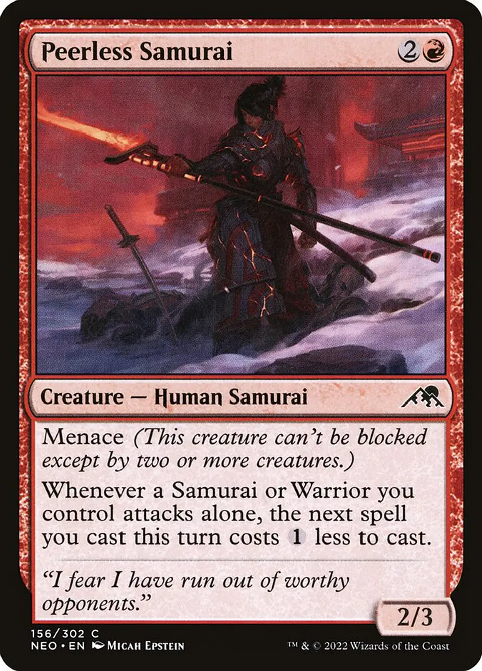 Peerless Samurai 1