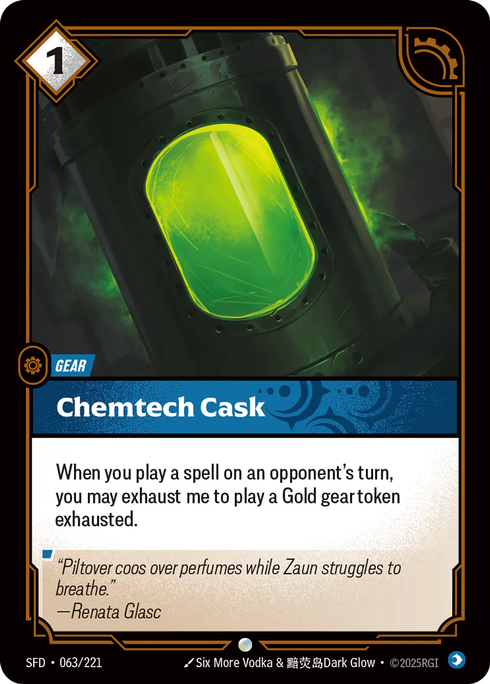 Chemtech Cask 1